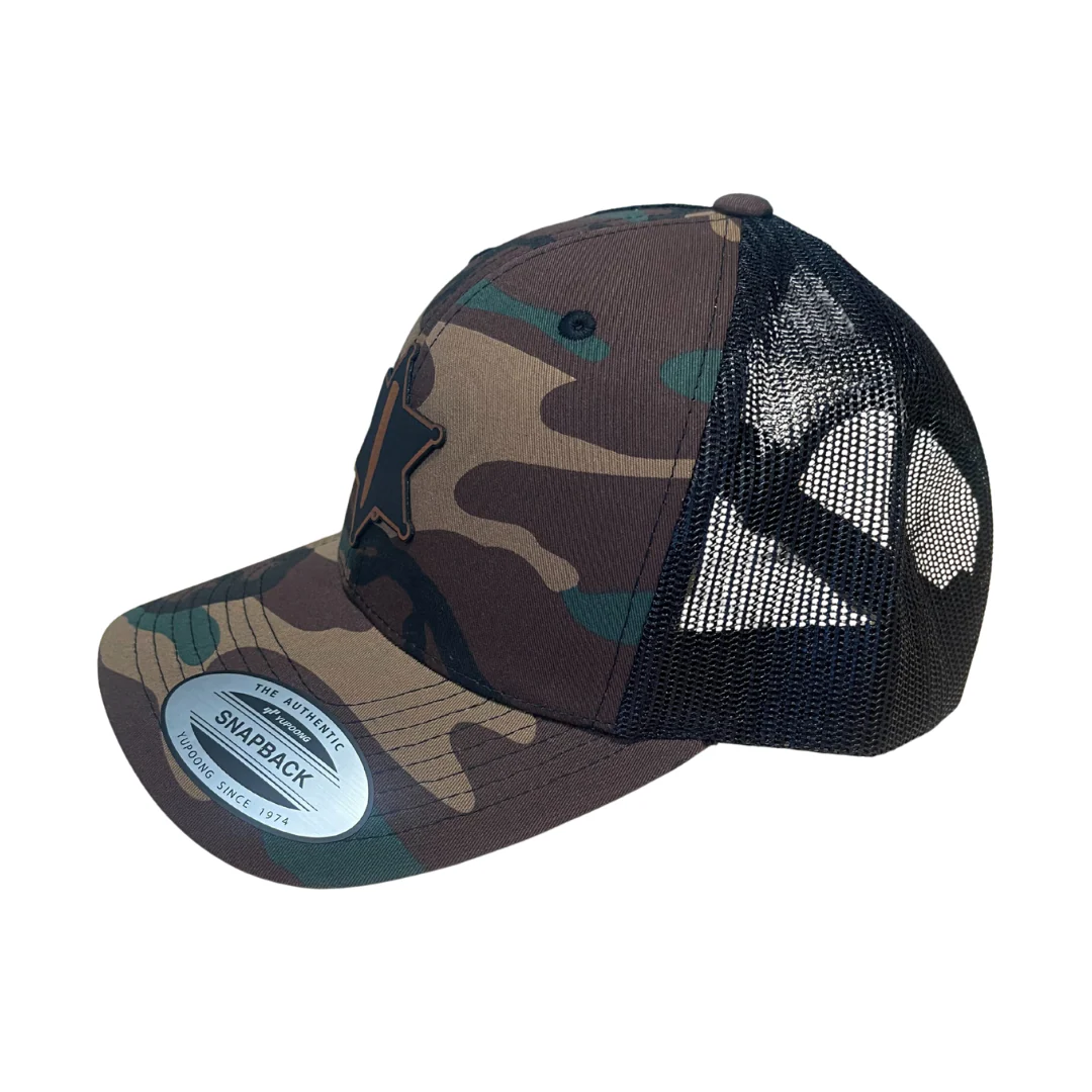 Camouflage Badge Trucker Cap - Image 3
