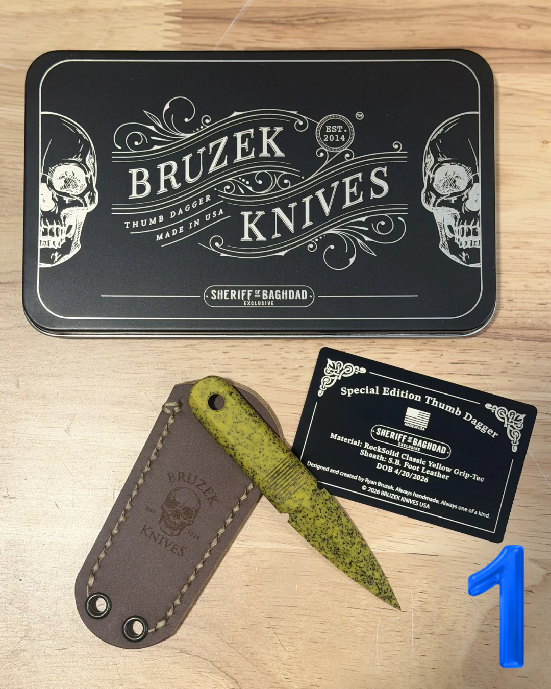 Sheriff of Baghdad x Bruzek Knives - Image 2