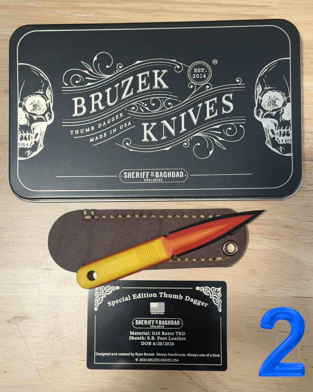 Sheriff of Baghdad x Bruzek Knives - Image 3